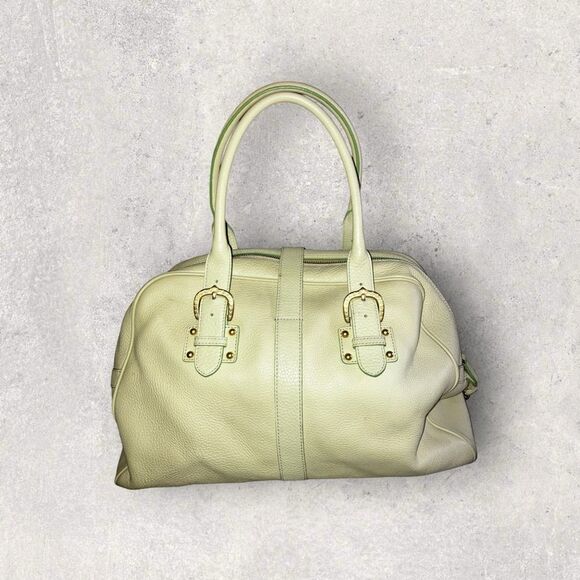 Spring Colored Dooney and Bourke Large Yellow/Green Bag/Purse - Picture 7 of 16